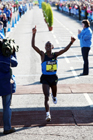 Tsegay Kebede wins the 2008 BUPA Great North Run from Magdalene Mukunzi and Jo Pavey